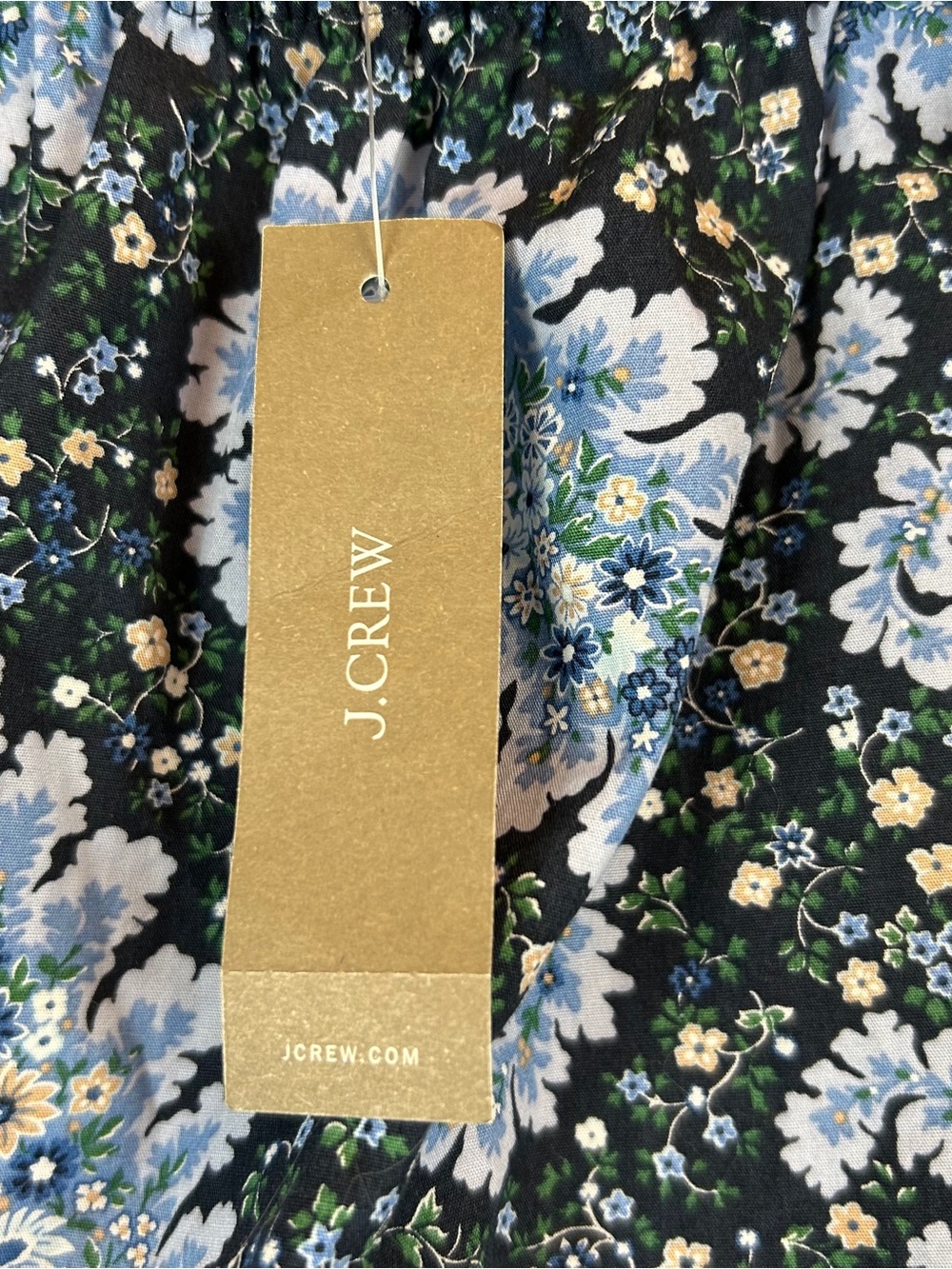 NWT J. Crew Collection Tie Shoulder Tank In Ratti Pacific Paisley - Picture 5 of 11